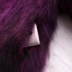 Áo khoác lông nữ đoạn ngắn 2018 mùa đông mới bảy- điểm tay áo vòng cổ mỏng mỏng lông một con bọ cạp lông cáo Faux Fur