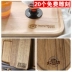 Nhật bản bằng gỗ khay nhỏ hình chữ nhật Bánh Hộ Gia Đình cup vòng tấm gỗ trái cây Bằng Gỗ tấm bát gỗ Tấm