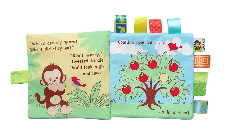 Three-dimensional cloth book, with embroidery, can't tear