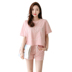 Nam cực đồ ngủ phụ nữ mùa hè cotton ngắn tay quần short triều dễ thương Hàn Quốc phiên bản của mặc giản dị của phụ nữ quần áo nhà mùa hè thời trang mặc nhà Bên ngoài ăn mặc