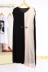 Chị Jiang AD series màu tương phản eo thanh lịch để lộ làn da trắng váy váy dài 2021 mùa xuân và mùa hè mới đến quần áo phụ nữ - Váy dài