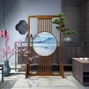 Mới Trung Quốc màn hình gỗ rắn phân vùng mềm hiên phòng khách nghiên cứu màn hình ghế khách sạn nhà hàng trà nhà vải màn hình Zen - Màn hình / Cửa sổ