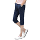 [2] quần short nam nam mùa hè thường cắt quần bông mỏng lỏng 7 năm quần mùa hè ống túm thủy triều quần lửng nam 3/4 Jeans