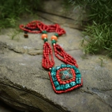 Тибетские ювелирные украшения тибетские ювелирные украшения непальское ожерелье Тибетское женское глазирование.