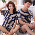 Mùa hè Hàn Quốc vài đồ ngủ ladies home quần áo cotton ngắn tay người đàn ông dễ thương của kích thước lớn mùa hè phục vụ nhà phù hợp với đồ mặc nhà mùa đông nam nữ Cặp đôi