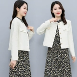 Весенняя осенняя приталенная куртка, в стиле Шанель, в западном стиле, по фигуре, подходит для подростков