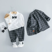 2019 quần áo trẻ em mới mùa xuân quần áo phù hợp với bé trai phù hợp với bé 1-3 tuổi phiên bản Hàn Quốc của bộ đồ nhỏ ba mảnh - Phù hợp với trẻ em
