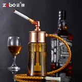 Zobo подлинный сигаретный бутылок Полный набор фильтр цветочный табак с двойным фильтром табак может чистить циркулирующую воду сигарет сигарет сигарет сигарет