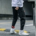 Ngụy trang overalls quần thủy triều nam thương hiệu ulzzang phiên bản Hàn Quốc giản dị của xu hướng quần Yu Wenle hip hop quốc triều Quần làm việc