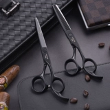Профессиональные парикмахерские ножницы Housecket Shear из нержавеющей стали тонкий артефакт, чтобы оставаться в обрезке детей с черными волосами.
