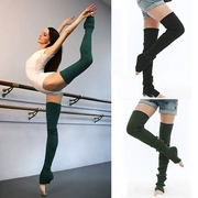 Mùa đông chuyên nghiệp chống trượt quần legging khiêu vũ vớ phụ nữ đầu gối ống dài người lớn thực hành yoga ba lê ấm chân