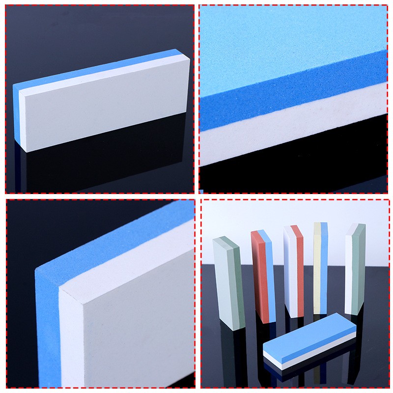 WhiteLarge new pattern White corundum knife stone Oilstone Rough grinding Cutting edge fast household Manual Knife grinder Sharpening bar