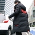 Áo khoác mùa đông nam cotton 2018 phiên bản Hàn Quốc mới của xu hướng dày trong áo gió dài mùa đông mặc quần áo cotton Quần áo lông thú