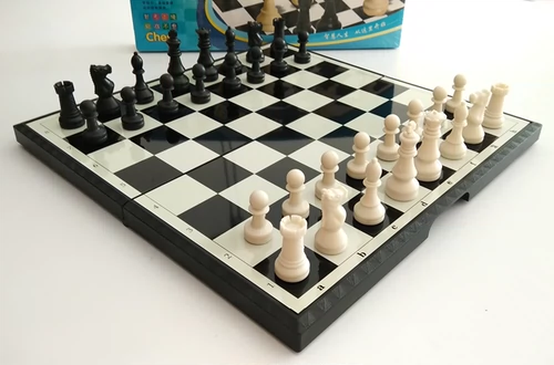 Международные шахматные пластиковые магниты Складываемые магнитные портативные портативные переносные -один на курсе