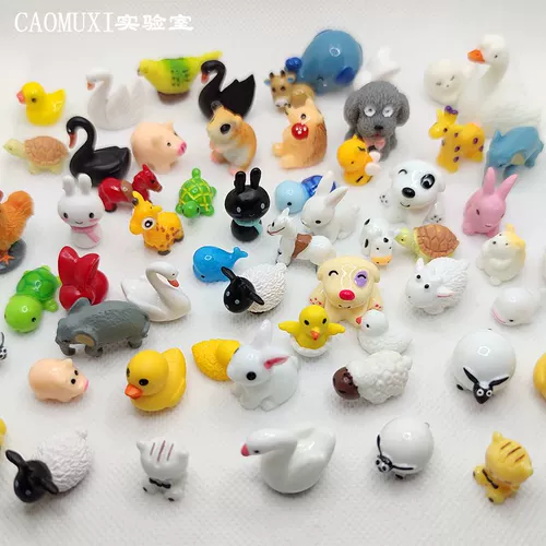 Маленькие минифигурки, маленькая модель животного, микро пейзаж, фигурка, кукла