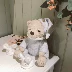 Nhật Bản dễ thương cô gái bộ đồ ngủ gấu đồ chơi búp bê sang trọng búp bê Bắc Âu in quà tặng sáng tạo đạo cụ - Đồ chơi mềm Đồ chơi mềm