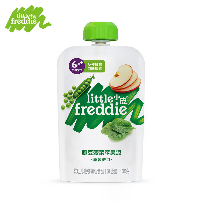 Пюре из гороха, шпината и яблока 100 г