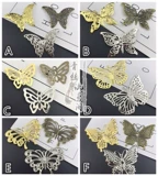 F3 Железо, различные виды цветов бабочки, древний стиль DIY DIY Ручные аксессуары для волос.