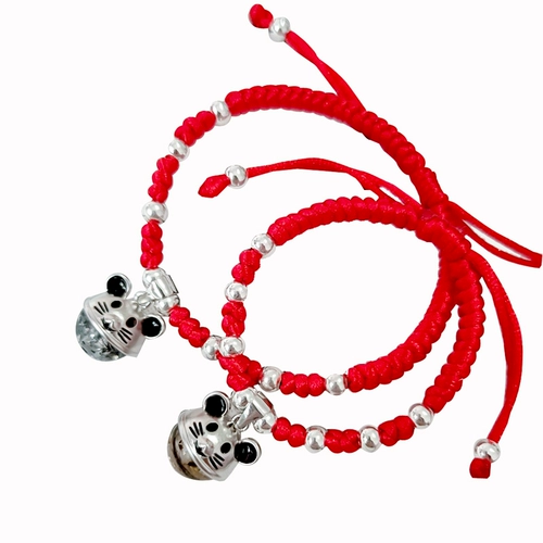 Сувенир, браслет из красной нити для хранения пуповины для молочных зубов, подвеска, набор материалов для мальчиков и девочек, «сделай сам», серебро 925 пробы