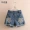Quần jean thêu cho bé mùa hè 2019 cho bé gái quần áo trẻ em quần short trẻ em kz-c326 - Quần jean