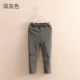 Quần legging mèo cho bé gái mùa đông 2019 mới cộng với quần nhung dài kz-b859 - Quần