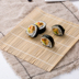 Hua Khánh Tre và Gỗ Sushi Dụng cụ Sushi Con lăn Hazelnut Rice Rice Tre Rèm Tay Cuộn Sushi Khuôn Sushi Rèm - Tự làm khuôn nướng khuôn oval Tự làm khuôn nướng