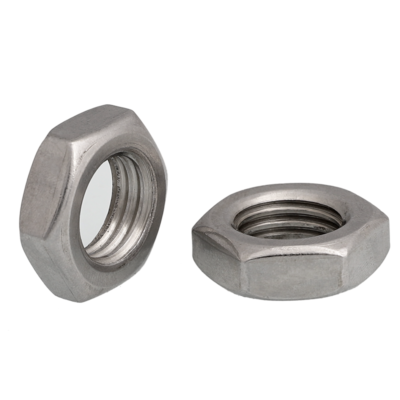 100X Thin Nut M3 M4 M5 M6 M8 A2 Stainless Steel Square Thin Nuts M5 