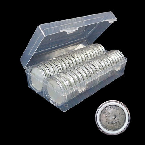 Бронзовые монеты, система хранения, защитная серебряная монета
