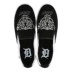 Jinbao Han Dynasty MLB giày bóng chày con hổ đen thêu nam giới và phụ nữ thời trang giày thể thao Hàn Quốc tấm giày 32SHL2