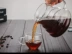 Bình pha cà phê bằng tay chia sẻ nồi thủy tinh chịu nhiệt hoa thủy tinh