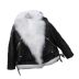 2018 mới giả con cáo lông lông da lông thú áo khoác nữ xe máy quần áo vest hai bộ thủy triều áo lông thỏ Faux Fur