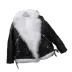 2018 mới giả con cáo lông lông da lông thú áo khoác nữ xe máy quần áo vest hai bộ thủy triều áo cổ lông Faux Fur