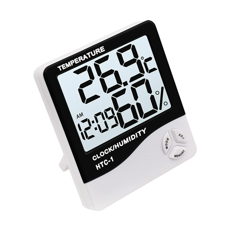 Электронный термогигрометр домашнего использования, высокоточный детский точный термометр в помещении для обучения математике, цифровой дисплей