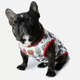 Жилет без рукавов для кошек Жилет для собак Картонный рисунок Модель Bully Fighter Тедди Золотистый ретривер Французский боец Корги Образец модели