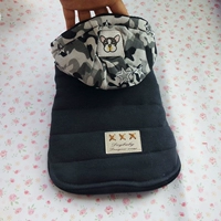 Камуфляжная шляпа хлопковое пальто - серое