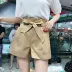 [2018 mùa thu mới 119 nhân dân tệ] thời trang mỏng quần sọt màu rắn MJ-529 quần short nữ lưng cao Quần short
