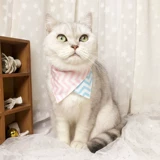 Шарф, двусторонний слюнявчик на липучке