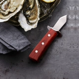 Нож из нержавеющей стали Oyster Open Oyster Нож, нож для скорлупы, домашний кухонный артефактный инструмент, толстая деревянная ручка Pry Shell нож устричный нож