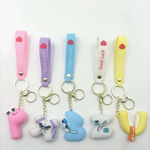 Брелок с буквами, мультяшная кукла, игрушка