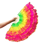 Квадратная танцевальная группа Покупка «Материнское пение» Янге танцы с танцами в фанатах, пятислойный фанат хрустального марли -танца