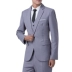 Bộ đồ vest nam chuyên nghiệp mặc đại học phù hợp với phiên bản Hàn Quốc của doanh nghiệp tự tu luyện nam bộ đồ ba mảnh phù hợp với chú rể - Suit phù hợp