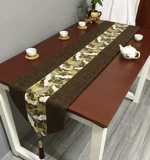 Новый китайский стиль zen столовый флаг чай сиденье махогарское столовое столовое столочное столик для телевизионного шкафа ткани китайский ветровой хлопок и льняный флаг чайная скатерть