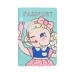 Hộ chiếu vé lưu trữ túi hộ chiếu clip dễ thương phim hoạt hình ngắn Hàn Quốc phiên bản của đa chức năng túi tài liệu chống thấm bảo vệ bìa Túi thông tin xác thực
