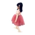 Váy bé gái màu đỏ quần áo trẻ em bé gái công chúa váy siêu nước ngoài nữ phồng bé mùa hè váy trẻ em - Váy