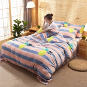 San hô chăn đơn mảnh flannel sang trọng chăn đôi nhung dày lên ấm áp mùa đông nhung Pháp đơn nữ