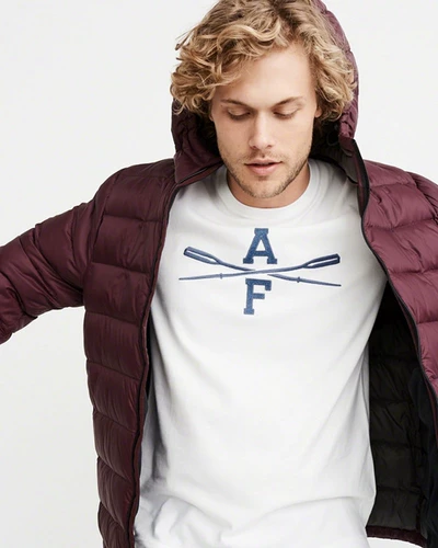 Abercrombie Fitch American AF Мужчина -летние новые хлопковые оленя круглое щика