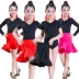 Trẻ em mới váy khiêu vũ Latin trang phục cô gái thực hành quần áo trẻ em thi đấu Trang phục khiêu vũ Latin quần áo biểu diễn mùa hè - Trang phục Trang phục