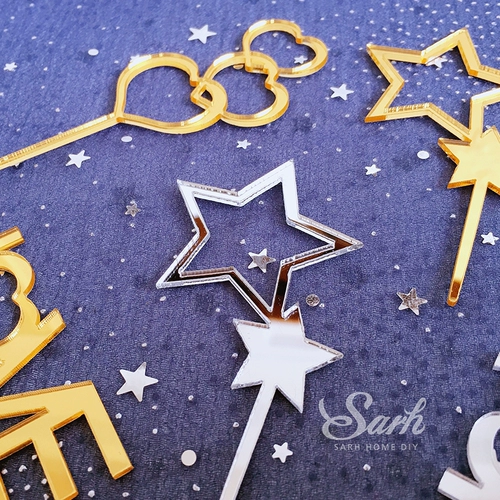 Tomber Golden Silver Star Love Collection Collect