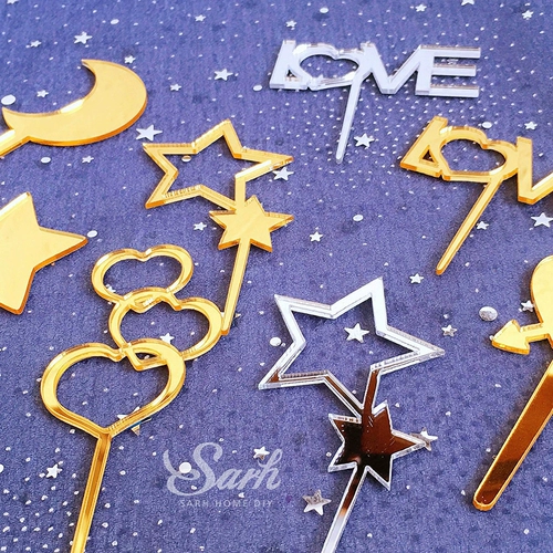 Tomber Golden Silver Star Love Collection Collect