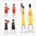 Trẻ em đồng phục bóng rổ mẫu giáo hiệu suất quần áo bóng rổ phù hợp với nhỏ trẻ em trai bé quần áo bóng rổ tùy chỉnh đào tạo quần áo